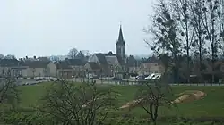The church of Sainte-Jamme-sur-Sarthe