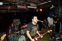 Sainthood Reps performing in 2012.