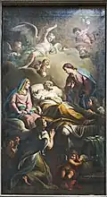 Death of St Joseph by Francesco Maggiotto