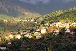 A general view of the village of Sant'Andréa d'Orcino