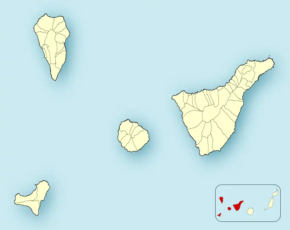 Vilaflor is located in Province of Santa Cruz de Tenerife