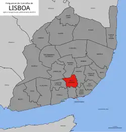 Location of Santo António