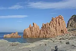 Beach of Rocce Rosse