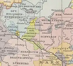 Holstein-Rendsburg and neighbouring territories around 1400