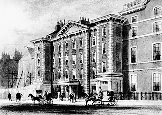 Schomberg House circa 1850 (See § Examples: Schomberg House.)
