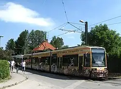 Flexity Classic of the “Nahverkehr Schwerin” (NVS) network in Schwerin, Germany