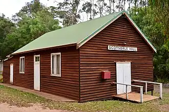 The heritage listed Scotsdale Hall