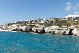 Sea caves near Pegeia
