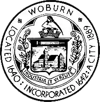 Official seal of Woburn, Massachusetts