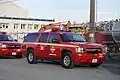 Chevrolet Suburban command vehicles used by the Seattle Fire Department.