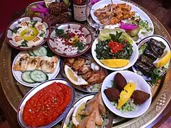Image 19A selection of Lebanese dishes from Cafe Nouf Restaurant in London (from Culture of Lebanon)