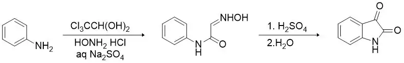 Sendmeyer synthesis of Isatin