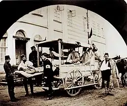 Health-care car during the Serbo-Turkish War (1876–1878)