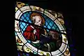 Sergio and Ulisse De Matteis, stained-glass window of St. Mark, from the clerestory of San Francesco d'Albaro (Genoa), 1904.