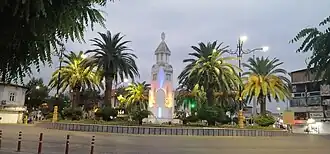 Qaemshahr's city center in 2022 (Taleghani Square)