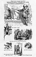 Nast referenced 23 of Shakespeare's 37 plays in more than 100 cartoons—sometimes with just a recognizable line or two, but generally with pictorial content.[d]