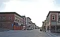 Corner of Sheldon and Huron, looking west