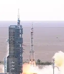 Launch of Long March 2F (Shenzhou 12).