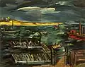 "Ships At Bay", by Lucille Wallenrod, Oil
