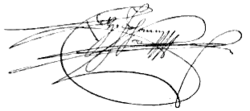 Archduke John's signature