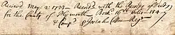 A deed signed by Josiah Cotton, a property of Dr. Shiwei Jiang of Virginia