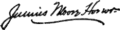 Junius Moore Horner's signature