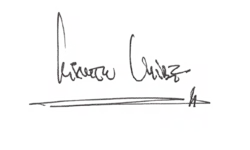 Signature of Kirmen Uribe