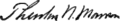 Theodore Nevin Morrison's signature