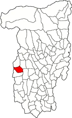 Location in Vâlcea County