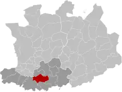 Location of Sint-Katelijne-Waver in the province of Antwerp