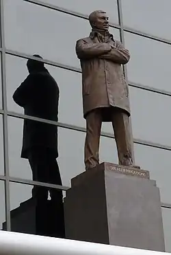 Philip Jackson: Sir Alex Ferguson statue at Old Trafford (2012)