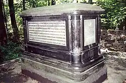 Sir James Wylie's Sarcophagus at Volkovo Lutheran Cemetery