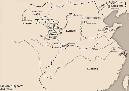 Later Yan in 400 AD