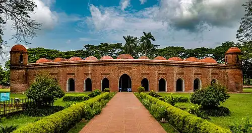 Sixty Dome Mosque in Bagerhat (circa 1450)[299]