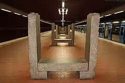 Granite bench