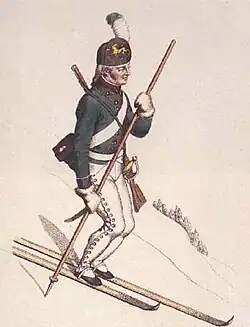 Norwegian soldier wearing a kabuss