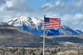 Slide Mountain viewable from the Nevada State Capitol