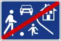 III-34 End of residential zone.