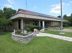 Smithville City Hall on Main Street. Mayor Sharon Seidel Forester.