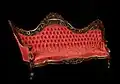 Rococo Revival Sofa (c. 1850-1855), by Belter, Birmingham Museum of Art, Birmingham, Alabama.