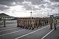 Soldiers in a training marching (Kermanshah, Iran)