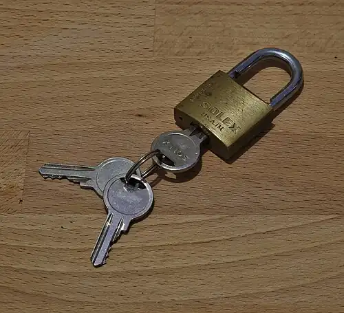 Solex 99 30 lock with keys