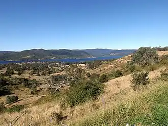 D'Aguilar Range and Somerset Dam along Esk Kilcoy Road, 2015