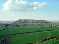 Cadbury Castle in Somerset, a Late Bronze Age hillfort