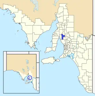The District Councl of Balaklava as it was prior to disestablishment