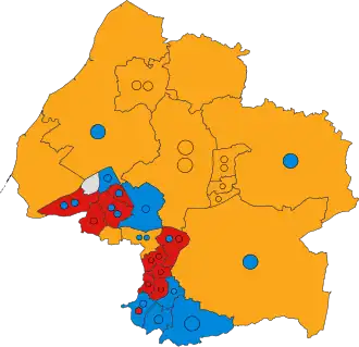 2023 results map