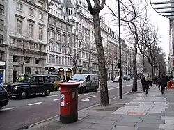 Bloomsbury's Southampton Row, where Old Caterhamians established a club at premises in a building there in 1899 which lasted until 1968. The building has since been demolished.[52]