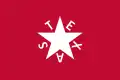 Speculative design of the amended Zavala flag based on the July 7, 1836 issue of The New York American[27]