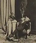 Spejbl in the Plzeň puppet theatre, 1928