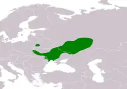 Map of range